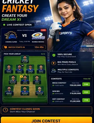 LUDO11 (ludo11 apk) fantasy cricket & matchday visual 3